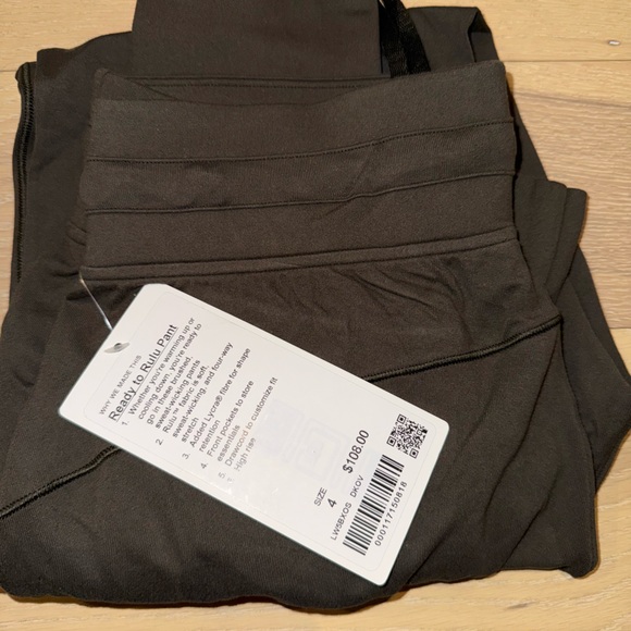 NWT LULULEMON Ready to Rulu High-Rise Jogger, Dark Olive 4 - Picture 4 of 5